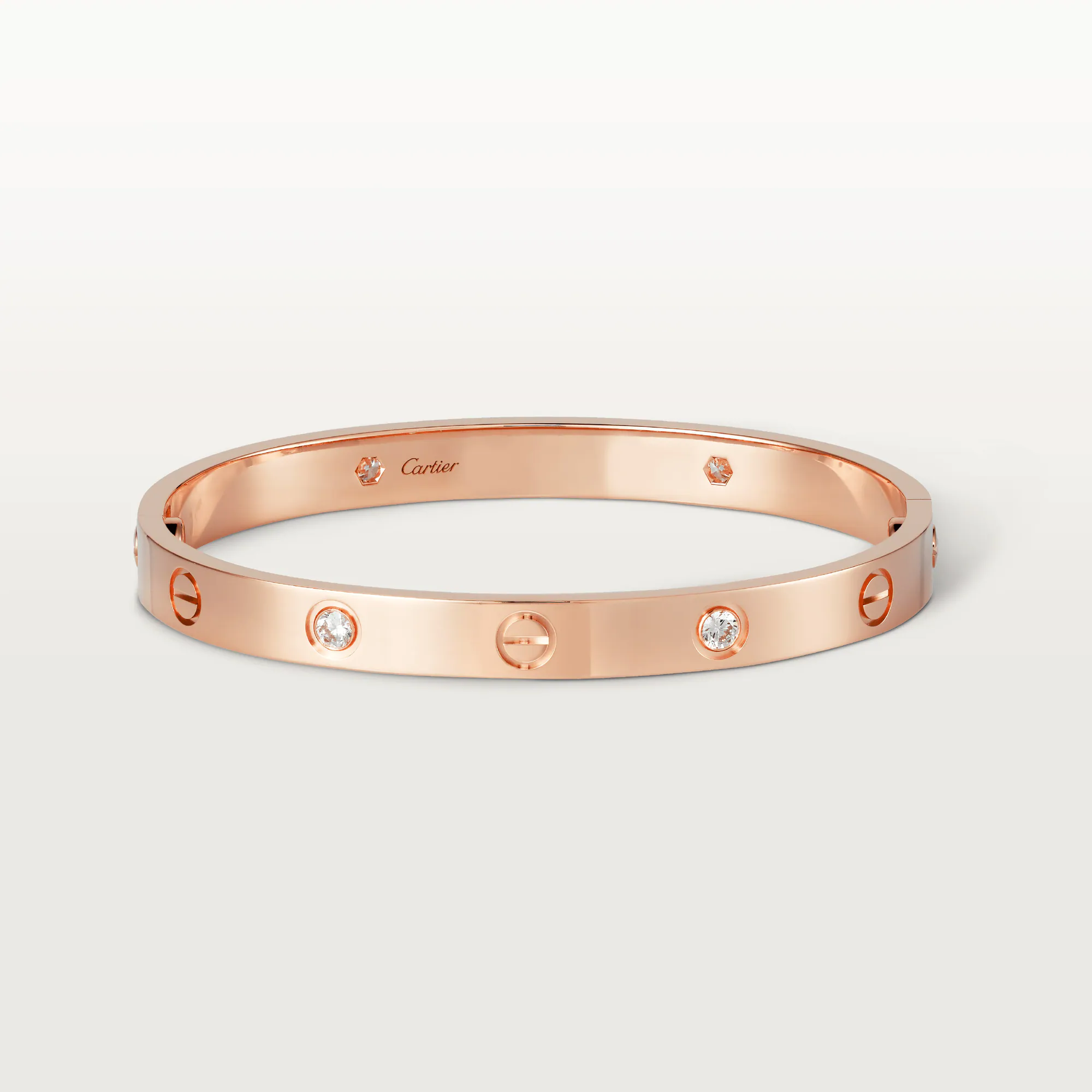 Cartier 4 Diamonds Love Bracelet