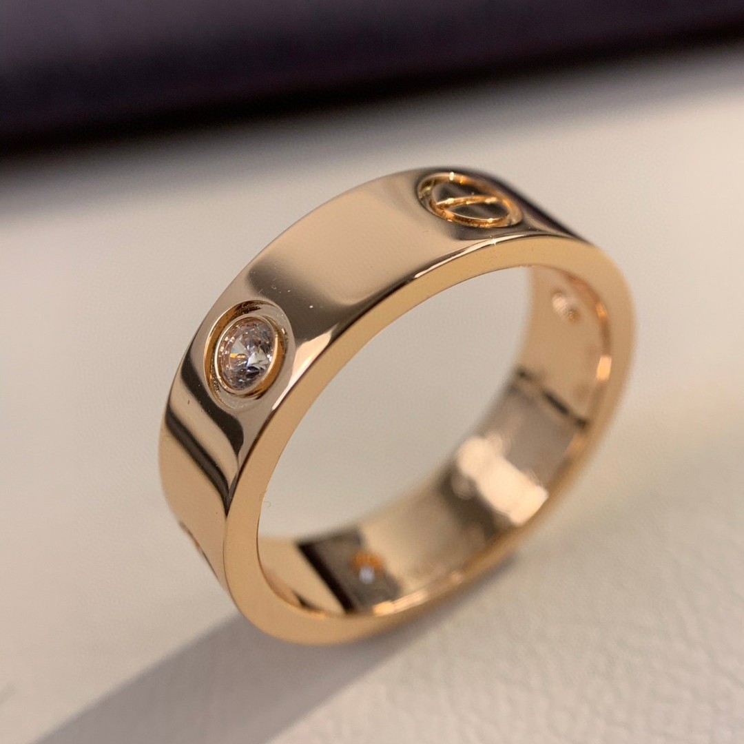 Cartier 3 Diamonds Love Ring