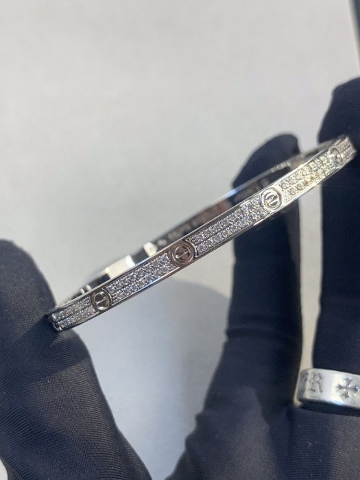 Cartier Love Bracelet Small Model Diamond Paved