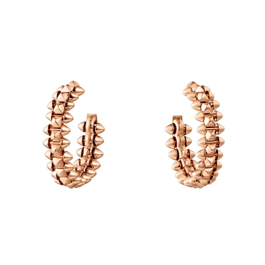 Cartier 18k Gold Clash de Hoop Earrings